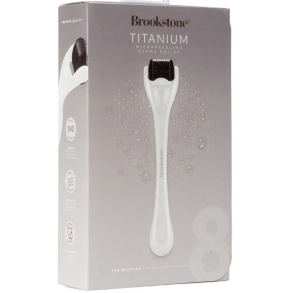 BROOKSTONE CORDLESS TITANIUM MICRO NEEDLE DERMA ROLLER - Picture 5 of 5